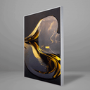Ver imagem 2 de Quadro Decorativo Golden Lake Relevo