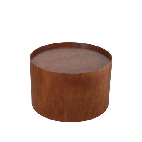 Mesa de Centro Odin Lamina de Madeira Carvalho Castanho