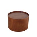 Ver imagem 1 de Mesa de Centro Odin Lamina de Madeira Carvalho Castanho