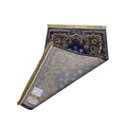 Ver imagem 3 de Tapete Persa Royal Azul 100x150cm Fio Acetinado - Ideal para Quarto e Sala