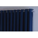Ver imagem 2 de Cortina para Sala Quarto Blackout Tecido 2,70x2,30 Ellegance:azul Escuro