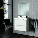 Ver imagem 2 de Lavatório em Porcelanato 80cm Com Cuba Esculpida