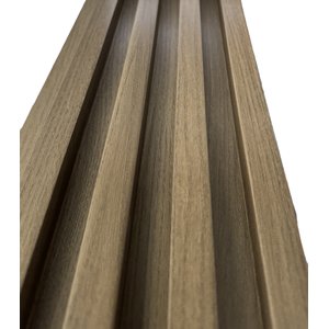 Painel Ripado de Composto Plastico e Madeira Wpc 160242900 Cor P133 Ameixa