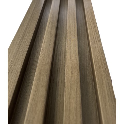 Painel Ripado de Composto Plastico e Madeira Wpc 160242900 Cor P133 Ameixa