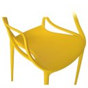 Ver imagem 5 de Kit 4 Cadeiras Allegra Estrutura Reforçada Contemporâneo:amarelo