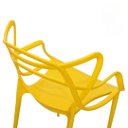 Ver imagem 3 de Kit 4 Cadeiras Allegra Estrutura Reforçada Contemporâneo:amarelo