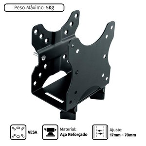 Suporte para Nuc, Thin Client, Liva e Mini Pc Suspenso Multi