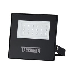 Refletor Taschibra Led Tr Slim 20w Luz Branco Fria 6500k Preto Bivolt - 7
