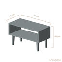 Ver imagem 6 de Rack para TV Minimalista Pequeno
