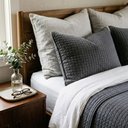 Ver imagem 4 de Colcha Cobre Leito Casal Dupla Face Matelado Mosaico 150 Fios Micro Percal 3 Peças Casa Dona