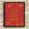 Quadro Com Moldura - Gilmore Girls: Live More - Grande - 1