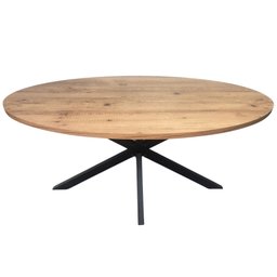 Mesa Estilo Industrial - Modelo Oval - 120x90cm - 1