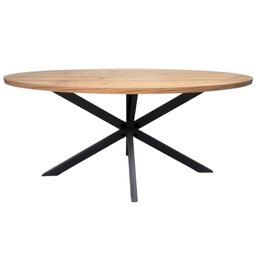 Mesa Estilo Industrial - Modelo Oval - 120x90cm - 2