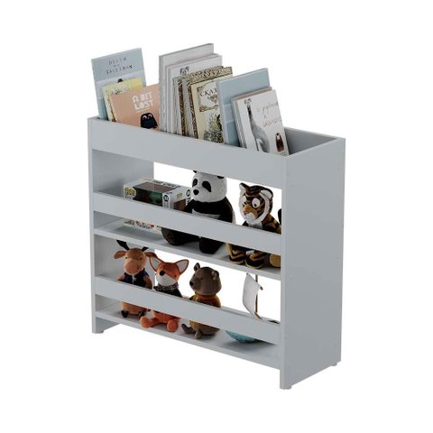 Organizador Infantil Petiz para Livros e Brinquedos Branco