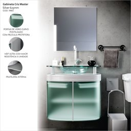 Gabinete para Banheiro com Cuba Cris Master - 7
