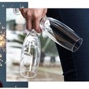 Ver imagem 4 de Taça de Champanhe 220ml Taça Espumante Cristal Copo Champanhe Titânio Sense