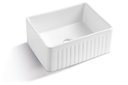 Ver imagem 4 de Cuba Farm Sink Frente Reversível Porcelana Branca Esmaltada Evier HI502 60x46cm
