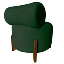 Ver imagem 4 de Kit 2 Poltronas Decorativa Mônaco Suede Verde