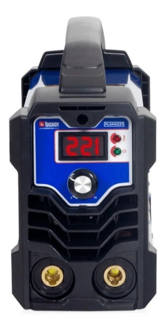 Máquina De Solda Inverter Boxer Flama 221 Azul E Preta 50hz/60hz 220v ...