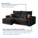 Ver imagem 5 de Sofá Retrátil e Reclinável Molas Ensacadas Pillow Top 25cm 3 Lugares 250cm Columbia