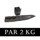Ver imagem 2 de Par Caneleira KL Master Fitness Peso 2 Kg