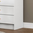 Ver imagem 5 de Cômoda para Quarto 5 Gavetas 60cm x 91,5cm Branco