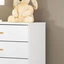 Ver imagem 6 de Cômoda para Quarto 5 Gavetas 60cm x 91,5cm Branco
