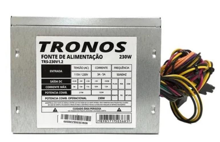 Fonte Atx Comum Tronos 230w 24p Oem - 2