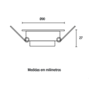 Ver imagem 2 de Spot Led Embutir Redondo 6w 3000k – Branco Blumenau