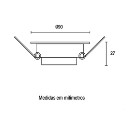 Spot Led Embutir Redondo 6w 3000k – Branco Blumenau - 2