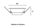 Ver imagem 2 de Spot Led Embutir Redondo 6w 3000k – Branco Blumenau