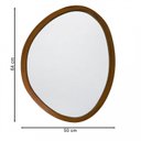 Ver imagem 5 de Espelho Decorativo Emoldurado Orgânico 64cm x 50cm E2G Design