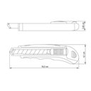 Ver imagem 2 de Estilete Profissional 6 Tramontina com Corpo de Dupla Injeção e Oito Lâminas Tramontina