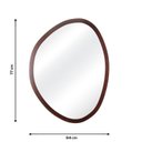 Ver imagem 5 de Espelho Decorativo Emoldurado Orgânico 77cm x 64cm E2G Design