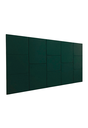 Ver imagem 1 de Cabeceira Estofada King 13 Blocos Não É Segredo Suede Liso Verde 195x60