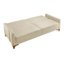 Ver imagem 5 de Sofa Cama para Sala de Estar 209cm x 84cm Luizi Bege