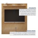 Ver imagem 3 de Painel Suspenso 182,8 Cm Vitória 100% Mdf Cinamomo
