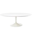 Ver imagem 3 de MESA SAARINEN REDONDA 1,60 BASE BRANCA TAMPO BRANCO