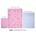 Ver imagem 3 de Kit Enxoval Bebe Jogo de Lençol, Toalha de Banho e Pano de Boca Cor:rosa