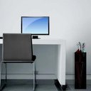 Ver imagem 2 de Porta Guarda Chuvas Suporte Vazado Aço Preto Luxo - Geguton