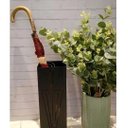 Ver imagem 3 de Porta Guarda Chuvas Suporte Vazado Aço Preto Luxo - Geguton