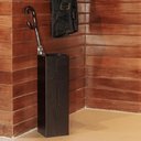 Ver imagem 4 de Porta Guarda Chuvas Suporte Vazado Aço Preto Luxo - Geguton