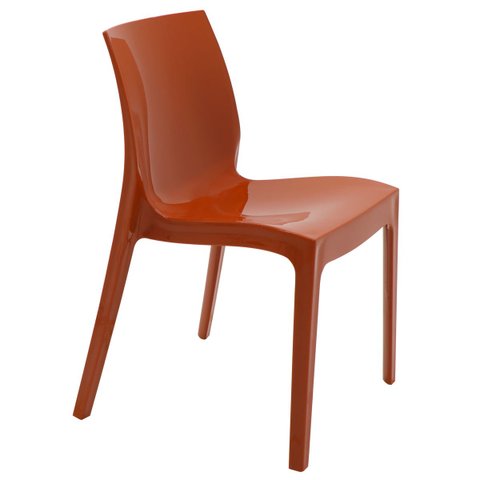 Cadeira Tramontina Alice Summa em Polipropileno Brilhoso Terracota