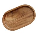 Ver imagem 1 de Bandeja Mimo Dm24035 Oval 30x12 Cm Acácia Marrom