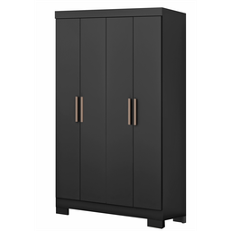 Guarda Roupa 4 Portas com pés Paris Espresso Móveis - 2