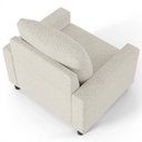 Ver mais imagens de Kit 2 Poltronas Decorativas para e Recepção Malta L02 Linho Champanhe - Lyam Decor