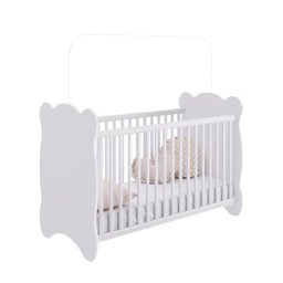 Quarto De Bebê Completo Berço Com Guarda Roupa 3 Portas 2 Gavetas 2 Nichos Algodao Doce - 6