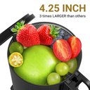 Ver imagem 2 de Amzchef Juicer Slow Masticating com Chute Grande 4.25" (cinza Claro)