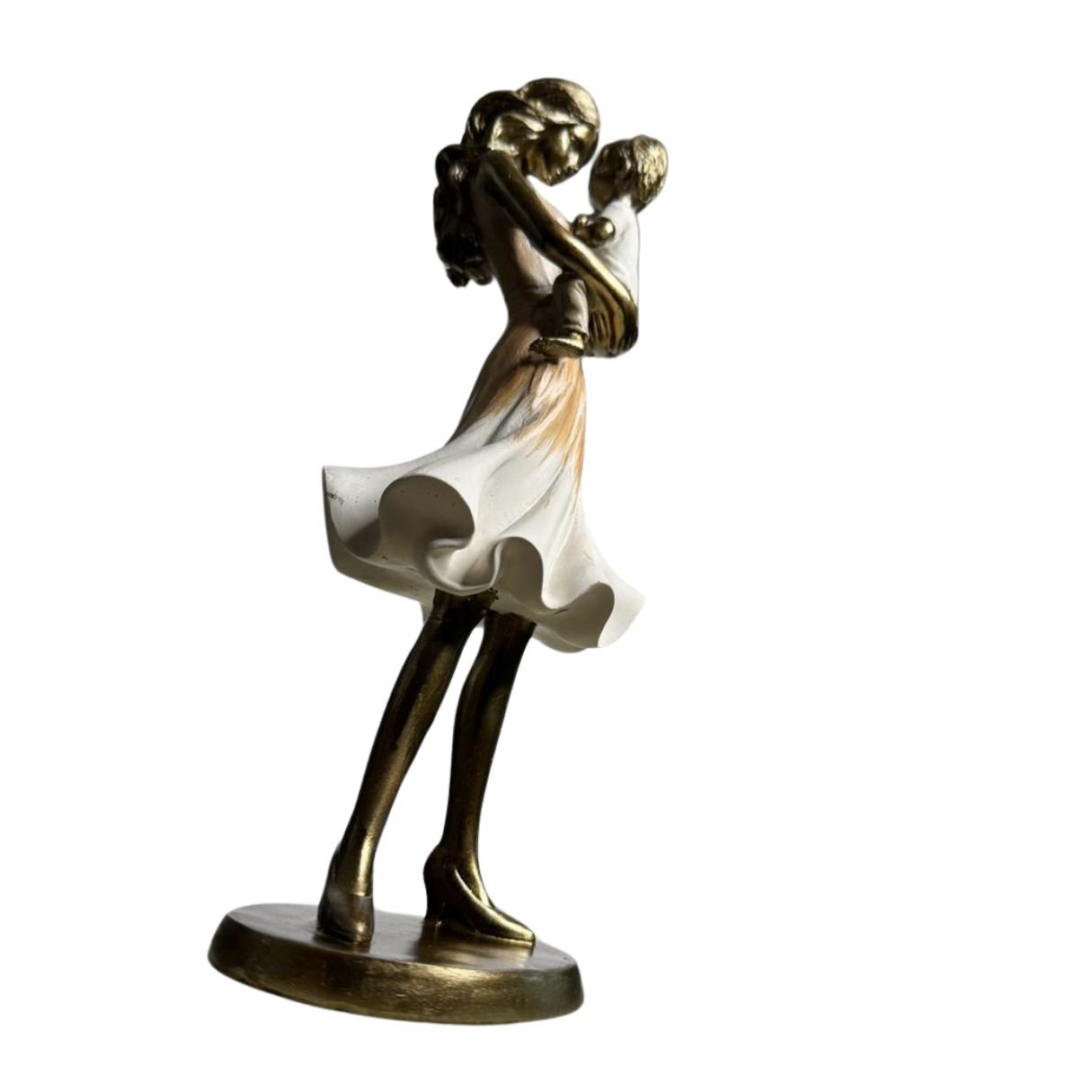 Estatua Escultura Amor Mãe e Filho Dia Das Mães Decoração Luxo Espressione Presente Dia Das Mães, Es - 5