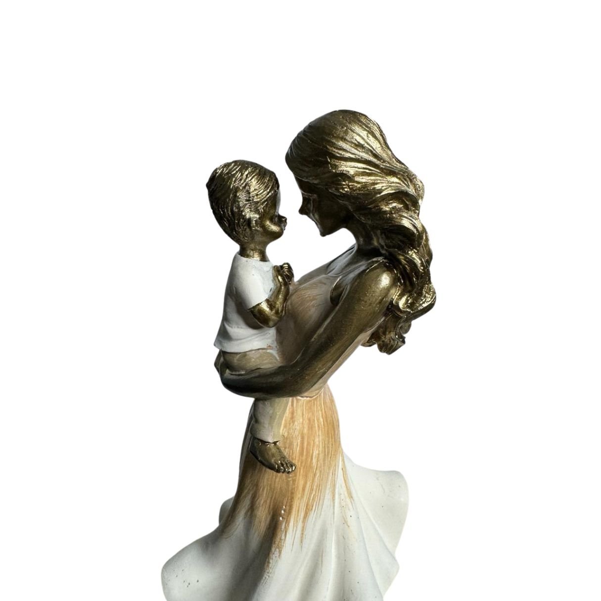Estatua Escultura Amor Mãe e Filho Dia Das Mães Decoração Luxo Espressione Presente Dia Das Mães, Es - 4